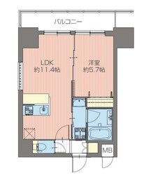 プレジオ新大阪ROUGEの物件間取画像